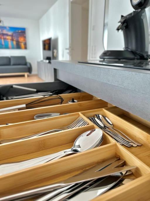 Amao-Pearl I Comfort Suite I 94Qm I Kingsize-Bett I Exklusiv Mit Balkon & Tiefgarage I Aufzug Офенбург Екстериор снимка